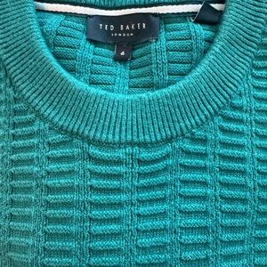 Ted Baker Green Crewneck Sweater for Men